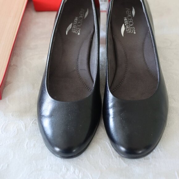 Aerosoles Black Dress Pumps Heelrest Comfort Technology Size 9.5 - Picture 13 of 13